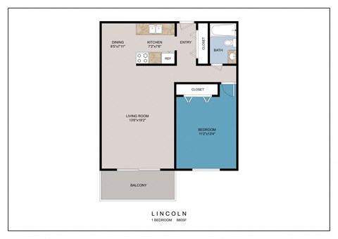 1Bed 1Bath-A at Point of America Apartments, Brooklyn Park, MN